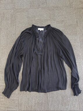 Caballero Miki Blouse in Black Dot, size S